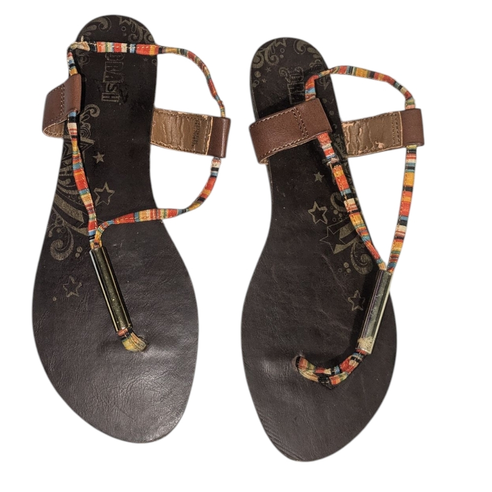 🍁 3/$15 Brash Strappy Sandals Size 9.5